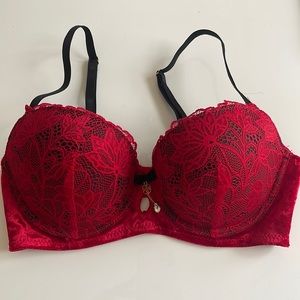 Suede And Lace Bras